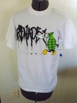 MENS GRENADE DRIP GRAFFITI TEE T SHIRT WHITE  DRIP LOGO/GRENADE SMALL NE... - $14.99