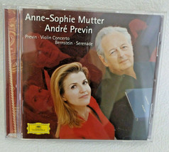 Anne-Sophie Mutter Andre Previn: Violin Concerto Bernstein Serenade CD   - £9.49 GBP