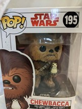 Funko POP Star Wars #195 The Last Jedi - Chewbacca with Porg Vinyl NIB - £18.93 GBP