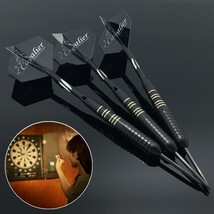 3Pcs Competition 23G Tungsten Steel Needle Tip Darts Set With Case - £17.32 GBP