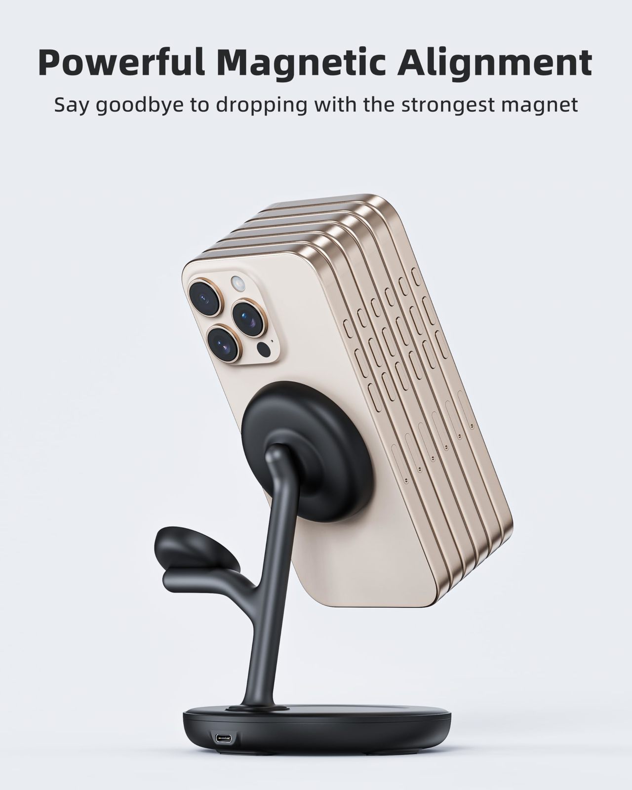 3 in 1 Magnetic Wireless Charger Stand for Apple Devices, TRIBONE Fast Charging  Item image 13