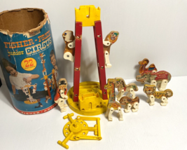 1963 Fisher Price Junior Circus Not Complete &amp; a Little Rough - $5.45