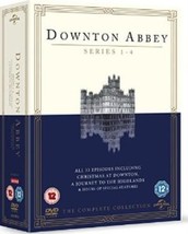 Downton Abbey: Series 1-4 DVD (2013) Hugh Bonneville Cert 12 15 Discs Pre-Owned  - £14.86 GBP