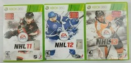 NHL 11 - NHL 12 - NHL 13 Xbox 360 Game Bundle  - £11.02 GBP