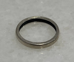 Sterling Silver 925 NF Stackable Thin Band Ring Size 7 4mm C138 - $15.80