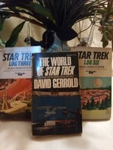 Lot Of 3 Star Trek Books Log 3 Log 6 The World Of Star Trek - £9.43 GBP