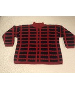 Vintage INC Int’l Wool Sweater Hand Knitted Mens M Unisex - £36.49 GBP