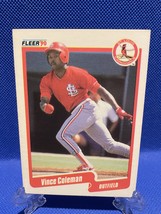 Vince Coleman 1990 Fleer Baseball Card # 245 - £5.23 GBP