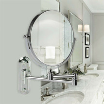 10X Magnifying Wall Mounted Makeup Mirror 8&quot; Double Sided Vanity Bathroo... - £50.35 GBP