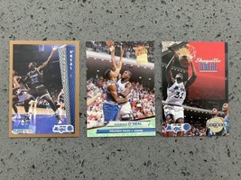 1992-93 Shaquille O&#39;Neal Shaq 3 Card Rookie RC Lot Ultra Fleer Skybox Lakers HOF - £15.45 GBP