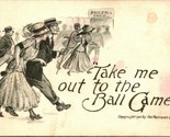 Emmenez Me Sortie Pour The Balle Jeu Baseball Unp 1910 Fairman DB Postal... - $35.80