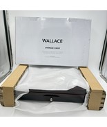 Wallace Silversmiths Wood Dark Walnut Flatware Storage Box Chest 19&quot; X 1... - $81.00