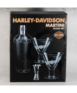 Harley-Davidson Bar &amp; Shield Martini Glass Set, Stainless Steel HDL-18730 - $920.51 MXN