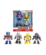 Transformers Set of 4 Diecast Figures Toys Metalfigs Series Die Cast Mod... - $59.58 CAD