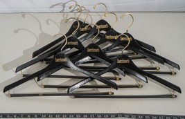 Larrimor&#39;s Ensemble De 9 Bois Noir Costume Veste Blazer Chemise Hangers - £107.89 GBP