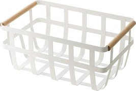 Yamazaki Home 2507 Storage Basket-Dual Handle Organizer, One Size, White - £39.11 GBP