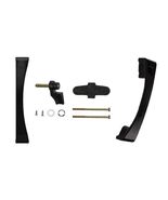 Pella Black Right Interior &amp; Black Left Exterior Sliding Patio Door Hand... - $5,902.16 MXN