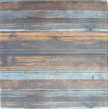 Dundee Deco JNAZRS033H60 Charcoal Merigold Blue Faux Wood 3D Wall Panel, Peel an - $12.73+