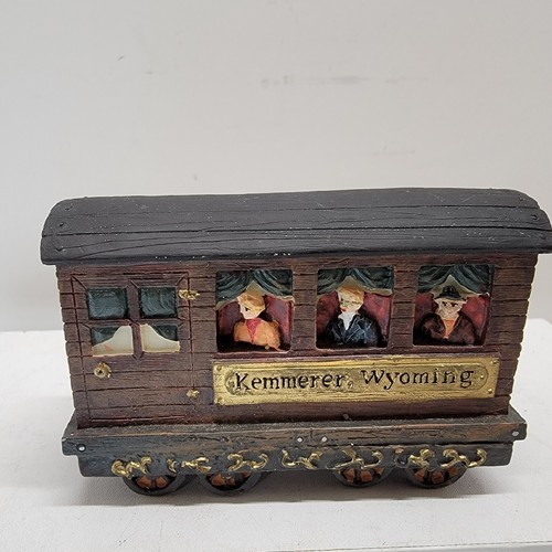 1998 Kemmerer WY Express Train Car JC Penney Home Towne Christmas Village Decor Item image 6