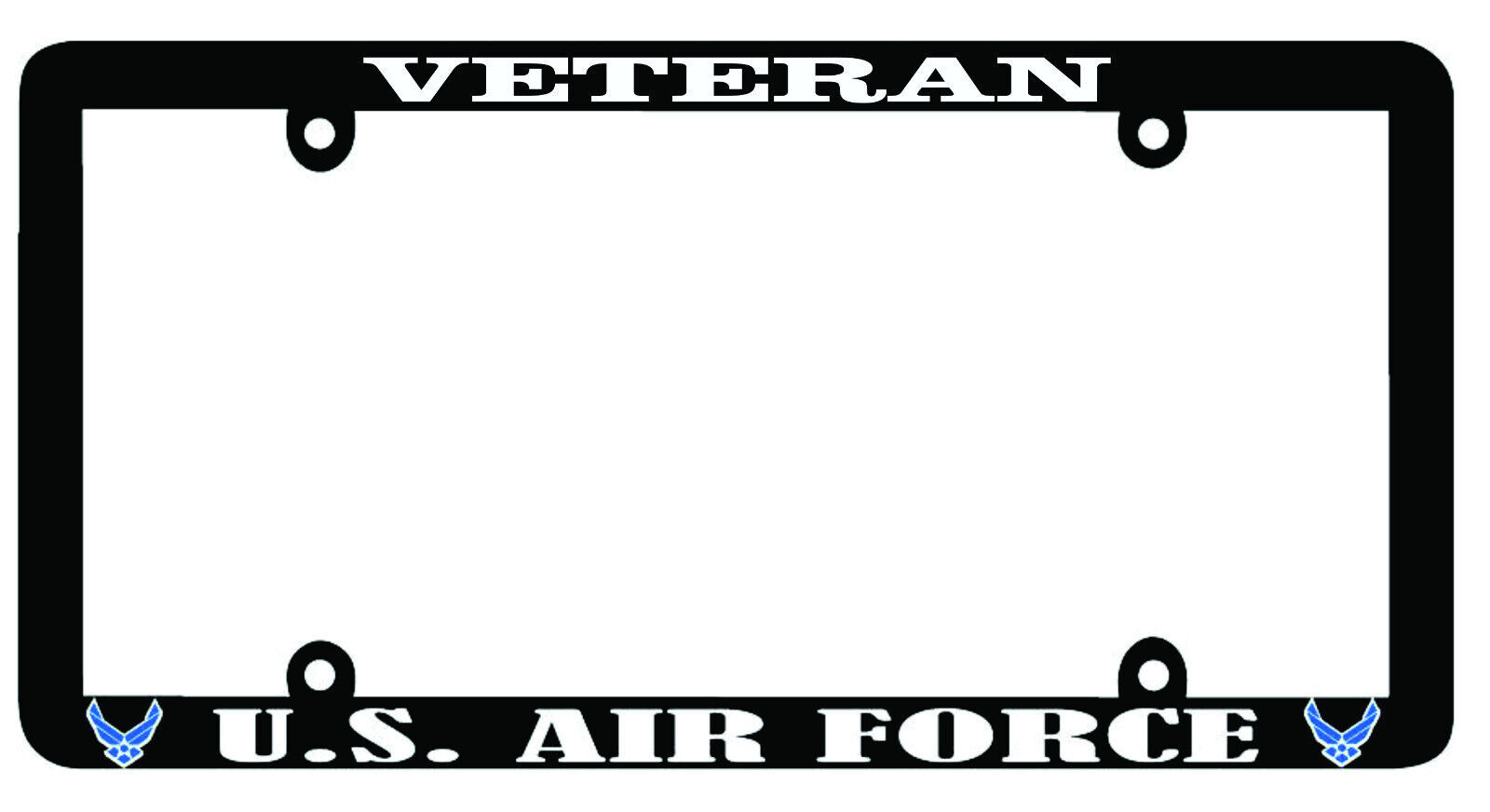 Thin frame VETERAN UNITED STATES AIR FORCE US U.S. AIR FORCE License Pla... - $5.93