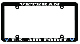Thin frame VETERAN UNITED STATES AIR FORCE US U.S. AIR FORCE License Pla... - £4.74 GBP