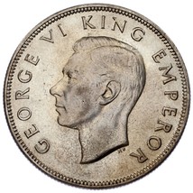 1937 New Zealand 1/2 Crown KM #11 XF Condition - £47.89 GBP