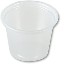 Dart P100N 1 oz Translucent PS Portion Container (Case of 2500) - £51.95 GBP