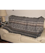 blanket,coverlet made of alpacawool, bedspread  - £145.03 GBP