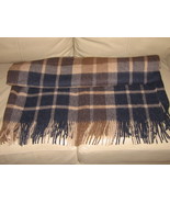 Blanket made of alpacawool,plaid bedspread, coverlet - £125.90 GBP