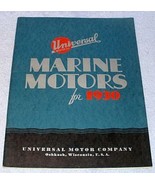 Universal Marine Boat Motors 1930 Catalog Oshkosh Wisconsin - £31.89 GBP