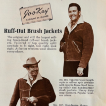 1968 Corral Sportswear Jo-O-Kay Jackets Advertisement Leather Coats DWP9C - $19.99 1968 Corral Sportswear Jo-O-Kay Jackets Advertisement Leather Coats DWP9C - $19.99