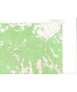 Livingston Peak, Montana 1951 Vintage USGS Topo Map 7.5 Quadrangle Topog... - £20.53 GBP