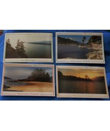 4 NEW old stock vintage Vancouver Island BC Canada RPPC Postcards Coasta... - $151.86 MXN
