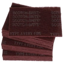 20 Pack Of Scotch-Brite Maroon General Purpose Hand Pads, Model Number 3M 07447. - £31.95 GBP