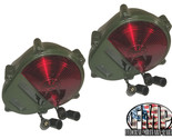 2 Green Military Tail Lights fits HUMVEE M35a2 M35a3 M939 M809 M998 M110... - £77.97 GBP