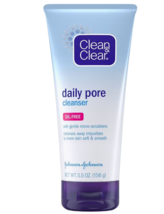 Clean & Clear Daily Pore Face Cleanser For Acne-Prone Skin 5.5oz - £31.45 GBP