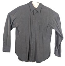 J Crew Gray Shirt Mens Large Long Sleeve Button-Down 16.5-17 - £12.78 GBP