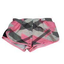 Nike Shorts Womens L Pink Black Dri Fit Vents Dry Training geometric - $18.69