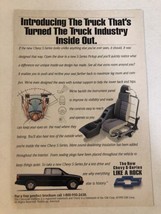 1993 Chevrolet Chevy S Series Truck Vintage Print Ad Advertisement pa19 - £3.94 GBP