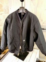 Carhartt Work Jacket Heavy Duty Winter Coat Mens Size XXL Insulated Blac... - £62.89 GBP