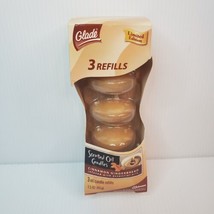 Glade Scented Oil Candle Refills Cinnamon Gingerbread New Nos 2008 (1 Pack Of 3) - £10.46 GBP