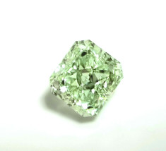 Green Diamond - 0.53ct Natural Loose Fancy Yellowish green Color GIA VS1... - £8,064.68 GBP