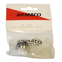 ARMACO 8 PIN MICROPHONE SOCKET DD 7383 / MICROPHONE JACK NIP - $7.41