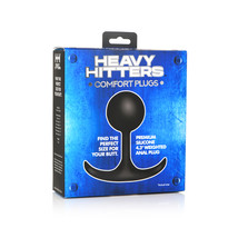 Heavy Hitters Comfort Plugs Premium Silicone 4.4&#39;&#39; Weighted Round Plug - £22.02 GBP