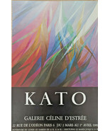 New Kato - Original Exhibition Poster - G.Celine D’Éstrée - Rare - 1989 - £95.16 GBP