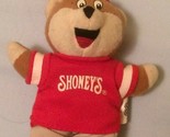 Small Shoneys Plush Toy Bear Red Shirt - £6.18 GBP