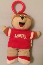 Small Shoneys Plush Toy Bear Red Shirt - $7.91