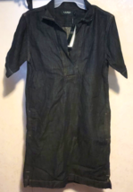Lauren Ralph Lauren Jones St Denim Dress Slit Pockets Woman’s Sz Small Nwt - £53.14 GBP