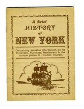 A Brief History of New York 1948 Discovery Purchase Settlement - £11.07 GBP