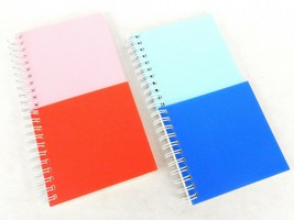 Half &amp; Half Dual Color Notebook, 100 - 4&quot; x 3.75&quot; Sheets, Color Choice, ... - $6.95